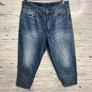 G-Star RAW Janeh Ultra High Mom Ankle Jeans Size 30